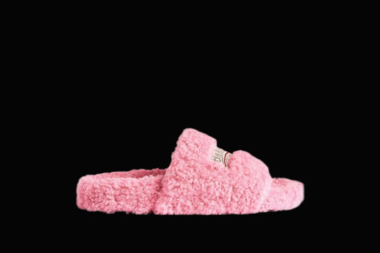 Balenciaga Furry Slide Pink