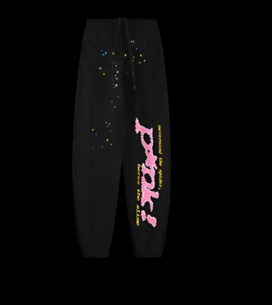 Sp5der Black Sweatpants