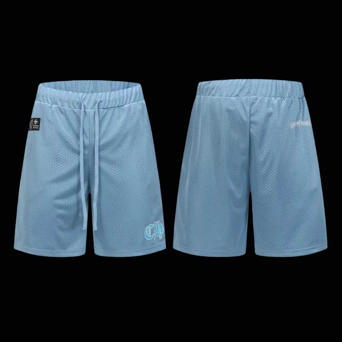 Chrome Heart Shorts Blue