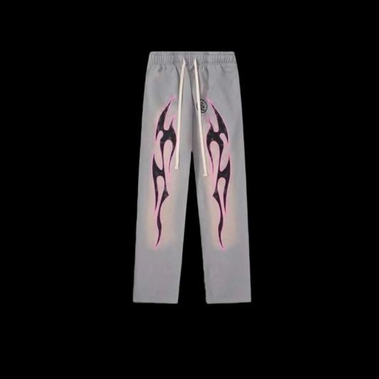 Hellstar Pants Grey & Pink